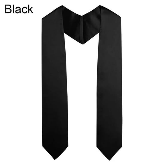 1Pcs Graduation Decoration Accessories Unisex Adult Plain Graduation Stole Shawl for Academic Commencements Celebration Uniform