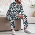 thumbnail image 7 of Uemuo Cute Poodle Dog Pattern 2-Piece Loungewear Set - Men’s Soft Sleepwear, Cozy Winter PJs, Comfy Sleep Set-XX-Large, 7 of 7