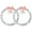 White, variant on Car Bling Rhinestone Engine Start Ring Decals, 2pcs Car Push Start Button Cover Sticker, Sparkling Car Interior Accessories for Women