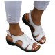 thumbnail image 2 of MKLEKYY Sandalias de Verano para Mujer, Sandalias de Mujer Con Costuras, Tacón Bajo Ahuecado, Sandalias Informales de Punta Abierta de Talla Grande para Mujer, 2 of 4