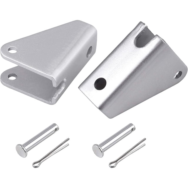 Justech 2PCs Mounting Brackets Stainless Steel for Heavy-Duty Linear Actuators-Silver