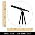 thumbnail image 2 of Telescope Astronomy Solid Self-Inking Rubber Stamp Ink Stamper - Brown Ink - Small 3/4 Inch, 2 of 7