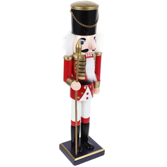 GAXIRE Christmas present 1Set Xmas Party Favor Multi Color Wooden Soldier Shape