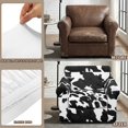 thumbnail image 6 of Chririnla 2 Pcs Armchair Sofa Cover for Living Room Armchair Slipcover with Stretch for Pet, Cow Patterned Chair Slip Cover, 6 of 8