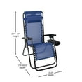 thumbnail image 5 of Flash Furniture Celestial Metal Lounge Chair in Navy (Set of 2), 5 of 9