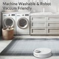 thumbnail image 5 of ODIKA 6'x9' Machine Washable Non-Slip Area Rug, Shadow Textured Solid Rectangle High Traffic Rug, Gray, 252258, 5 of 7