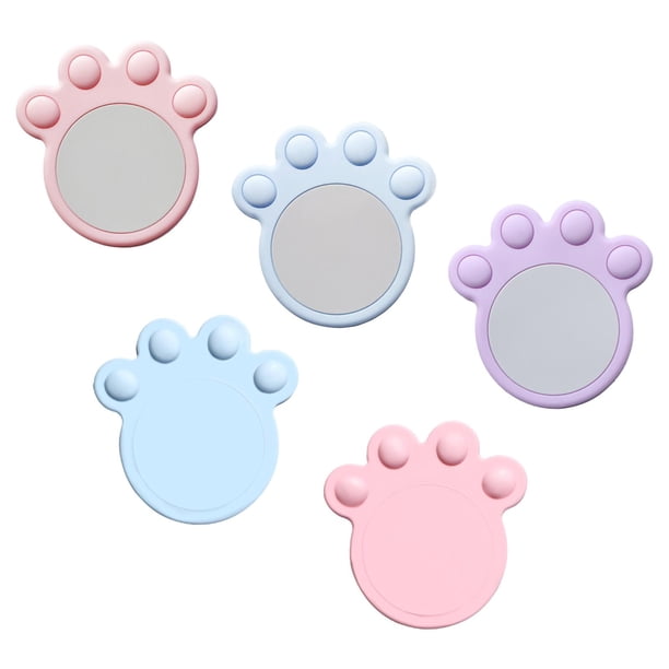 Kit de 5 almohadillas de silicona para sellar cera, pegatinas de sello de cera para sobres garra de gato