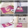 thumbnail image 4 of Cauagu Cute Pink Axolotl A Print Front Door Mat for Indoor Entrance 16x24 Inche,Absorbent Doormat Washable Carpet for Bathroom/Garage/Kitchen/Entry/Back, 4 of 7