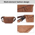 thumbnail image 3 of Pequeño bolso bandolera para teléfono móvil, funda para teléfono móvil con cartera colgante, bolso bandolera de piel sintética, pasaporte, funda para teléfono móvil con ranura para tarjetas, correa, 3 of 7