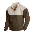 thumbnail image 2 of Men's Standing Collar Sweatshirt Is Outdoor Casual Sweaters Tops XL, 2 of 5