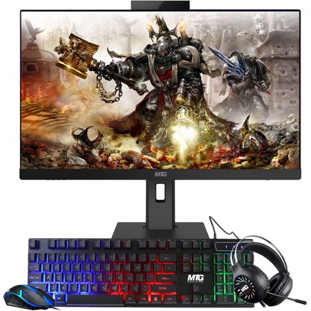 Gaming All in one PC 24 Inch FHD Touchscreen  MTG Yama  Intel Core i5 10th Gen  32GB RAM  1TB NVME  NVIDIA GT 1030 4GB DDR4 Graphics  Webcam  DVD RW  RGB Combo  Windows 11 Home