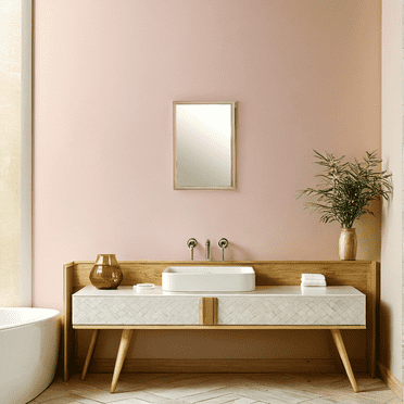Pillfn Rectangle Wood Frame Wall Mirror for Bathroom, Bedroom, Modern & Contemporary Wall Mirror 18.9x15.75 Inch, Gold