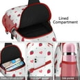 thumbnail image 4 of Chest Bag Crossbody Shoulder Bag Adjustable Shoulder StrapHiking Sling Backpack for Hiking Dating Gym Cycling Working Strawberry, 4 of 6