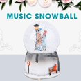 thumbnail image 2 of Snow Globe Musical Novelty Night Light Musical Snow Globe Music Box Desktop Ornament, 2 of 7