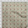thumbnail image 4 of oneOone Rayon Light Yellow Fabric Asian Suzani Craft Projects Decor Fabric Printed By The Yard 56 Inch Wide, 4 of 5