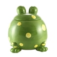 thumbnail image 2 of Burton + Burton Ceramic Toby Toad 105.8 qt. Cookie Jar, 2 of 3