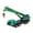 green, variant on Bunblic 1:50 Scale Crane Truck Vehicle Engineering Car Birthday Gift Realistic Educational Alloy for Ages 3+ Boys Girls Kids Children blue