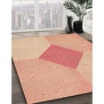 thumbnail image 3 of Ahgly Company Machine Washable Indoor Round Transitional Construction Cone Orange Area Rugs, 3' Round, 3 of 7