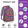 thumbnail image 6 of Strawberry Themed Backpack for College & Work - Trendy School Bag for Women & Teens, Roomy Laptop Backpack with Front Pocket, Durable Strawberry Print, Awesome Gift for Her, 6 of 6