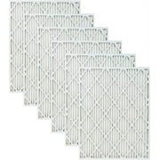 16x16x1 Air Filter MERV 11 for HVAC/Furnace/AC Filters (Actual Size 15.75 x 15.75) -6 Pack