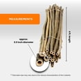 thumbnail image 4 of Backyard X-Scapes 48" Plant Support Bamboo Garden Stakes Natural (25 Pieces), 4 of 7