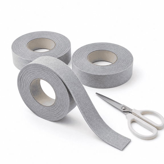 Asoricing 3 Rolls Window Condensation Absorber Strip, 16.4 ft x 2 in, Reusable Thick Felt Moisture Absorbent Tape for Window Sills and Frames