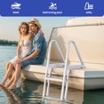 thumbnail image 6 of ModFusion 3-Step Detachable with Mounting Hardware, Aluminum Pontoon Boat Boarding Ladder, 6 of 12