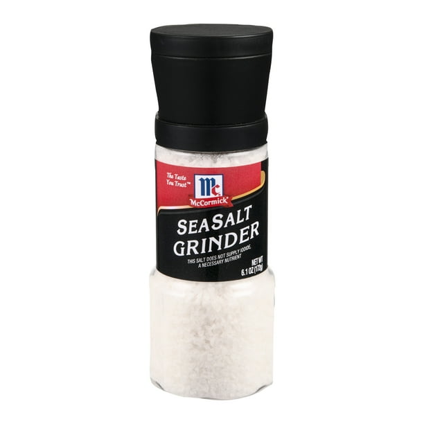 McCormick Sea Salt Grinder, 6.1 OZ