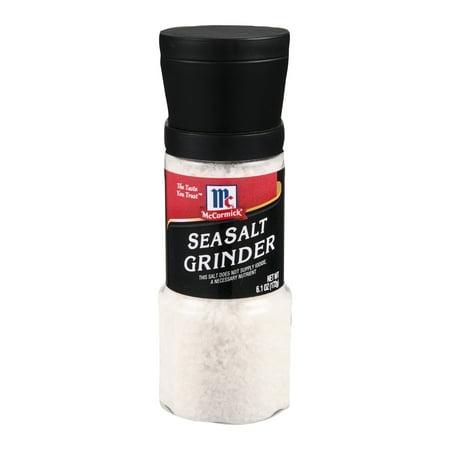 McCormick Sea Salt Grinder, 6.1 OZ