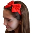 thumbnail image 2 of Girls Satin Bow Arch Headband - 7 Colors!, 2 of 2