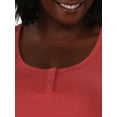 thumbnail image 4 of Terra & Sky Women’s Plus Rib Tee, Sizes 0X-5X, 4 of 5