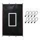 thumbnail image 4 of Baseball Batting Cage Backdrop y Net Saver Backstop Mat de acolchado Versátiles colgantes plegables de servicio pesado para lanzar al aire libre, 4 of 8