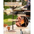 thumbnail image 2 of Rear Grease Drainage System for stone Grease Catcher with Rear Grease Drainage Funnel Grease Bucket W/Lid - Disposable Foil Grease Bucket Liners stone Griddle Accesso, 2 of 6