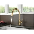 thumbnail image 7 of Delta Trinsic Single Handle Pull-Down Kitchen Faucet with Touch, Black Stainless, 7 of 7