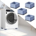 thumbnail image 1 of Elodie 4 Pcs Tampons Anti-Vibration pour Machine à Laver 1 Couche, 1 of 8