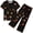 Black Witch, variant on Womens Pajama Sets 2 Piece Sets for Women Summer Sets Short Sleeve Pajamas Lounge Set Casual Sleepwear Loungewear PJS, S-XXL