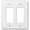 White, variant on WALL PLATE METAL 5""H (Pack of 1)
