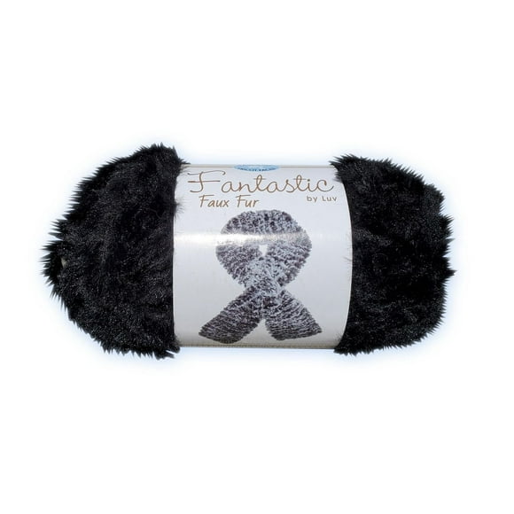 Fantastic Faux Fur Noir Fantastic Faux Fur Noir Fil