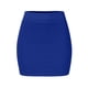 thumbnail image 4 of Gibobby faldas de mezclilla para mujer Falda corta ajustada con cintura elástica a la moda para mujer(Azul， XXXL), 4 of 5
