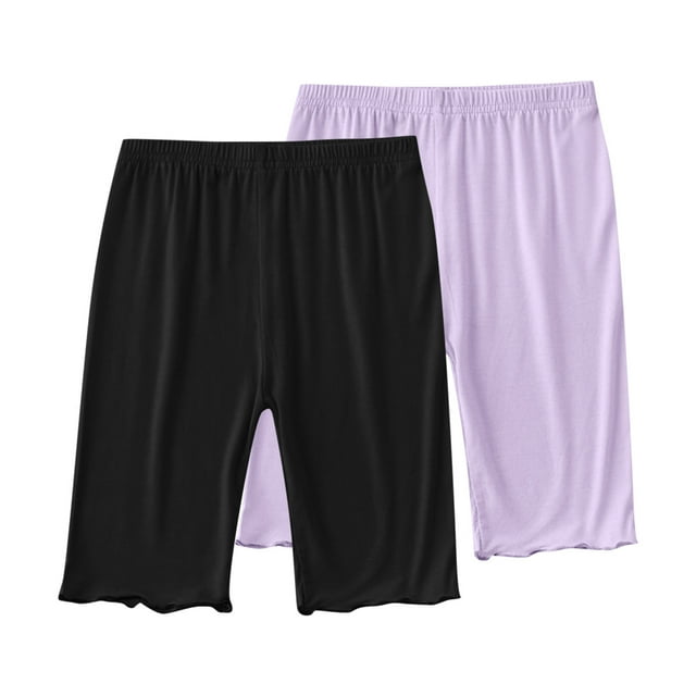 hengsof Ensemble Deux Pièces Robe Fille Doublure Intérieure Shorts de Danse Cyclisme Shorts de Sécurité pour Enfants Adaptés aux Terrains de Jeux Gymnases et Autres Lieux de Sport