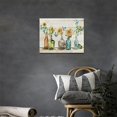 thumbnail image 3 of Floral Bathroom Wall Art Rustic Vase Butterflies Sunflowers Wall Decor Farmhouse Bottles And Plants Home Decor Vintage Glass Art Botanical Canvas Painting Prints for Restroom Bedroom 16"x12", 3 of 6