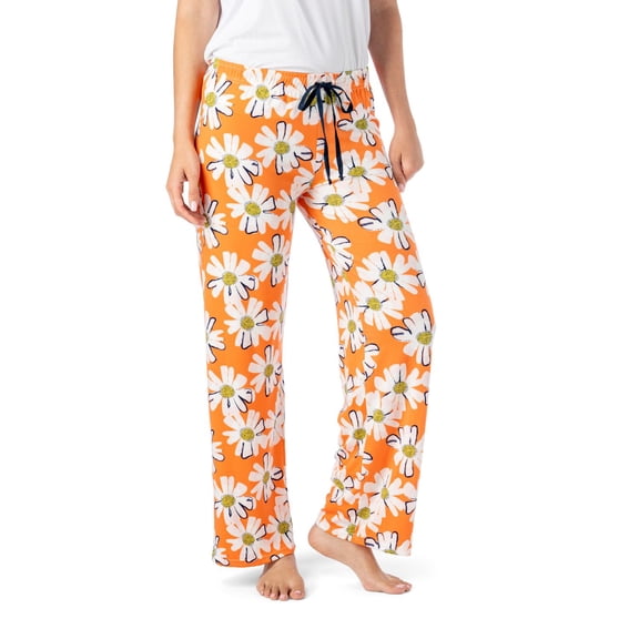 Hello Mello Signature Soft Pajama Lounge Pants Bottoms, Lazy Daisy Medium/Large (Women's)