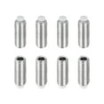 thumbnail image 1 of 8 Pcs M8x20mm Nylon Tip Grub Screw, 304 Stainless Steel Metric Hex Socket Set Screws, 1 of 6