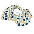 thumbnail image 2 of XMXT 4 Pcs Woven Placemats, Multicolored Dot Decoration Stain Resistant Anti-Skid Placemat for Kitchen Table, 12 x 18 inches, 2 of 6