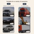 thumbnail image 1 of Car Dual Head Dashboard Fan Foldable Rotary Replacement Foldable Rotary Replacement Mini Summer Cable Power Self-adhesive Cooling Fans Cooler 24V, 1 of 9