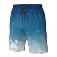 thumbnail image 5 of Naloa Christmas Snowflakes Men's Beach Shorts, Surfing shorts, Swim trunks, Quick Dry Swim Trunks for Surfing Beach Fun - Small, 5 of 9