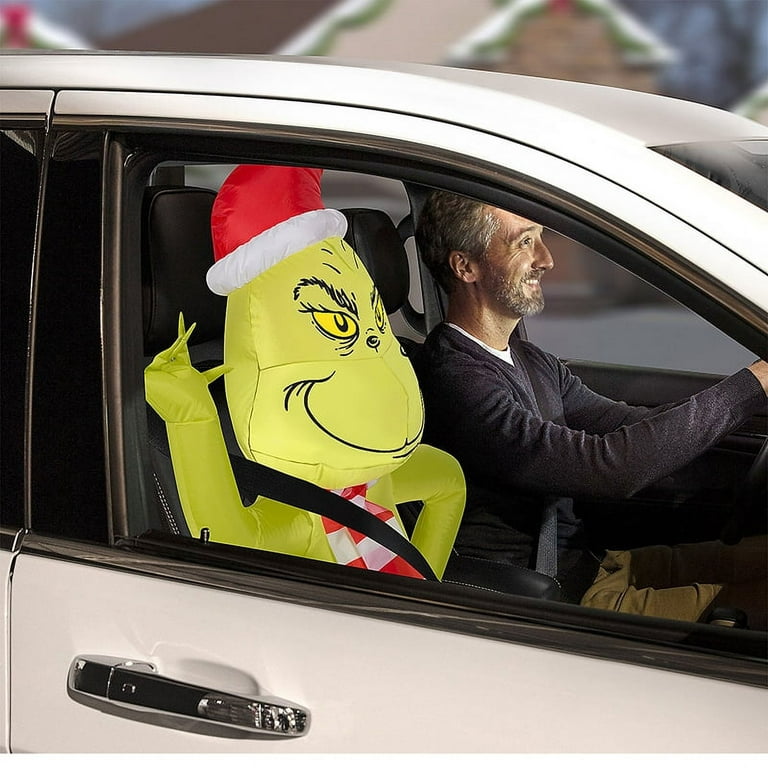 Airblown Car Buddy Grinch Inflatable