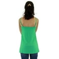 thumbnail image 4 of Women Vicose Spandex Spaghetti Strap Cami Tunic Knit Top, 4 of 4