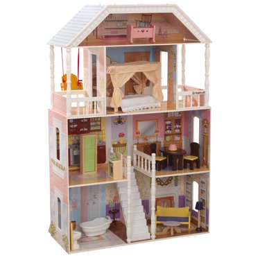 KidKraft Disney Princess Royal Celebration Wooden Castle Dollhouse with