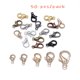 thumbnail image 2 of 50 Unids/Lote De Hallazgos De Joyería De Aleación De Bronce Antiguo Oro Plata Broche De Langosta Ganchos Para Bricolaje Collar Pulsera Cadena Accesorio Gao Jiahui unisex, 2 of 2